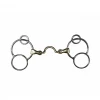 French Equestrian Jump'in High Port Jointed German 3-Ring Bit