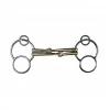 French Equestrian Horse Bits Jump'in Double Mouthpiece German 3-Ring Bit