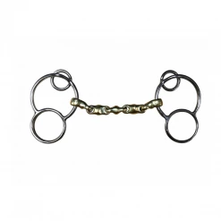 French Equestrian Jump' In Waterford German 3-Ring Bit Horse Bits
