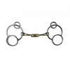 French Equestrian Horse Bits Jump' In Twisted Flat Link German 3-Ring 1 French Equestrian Horse Bits Jump' In Twisted Flat Link German 3-Ring