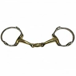 French Equestrian Jump'in French Link Eggbutt Gag Bit Horse Bits