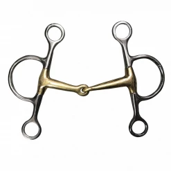 French Equestrian Jump' In Single Jointed Elevator Bit