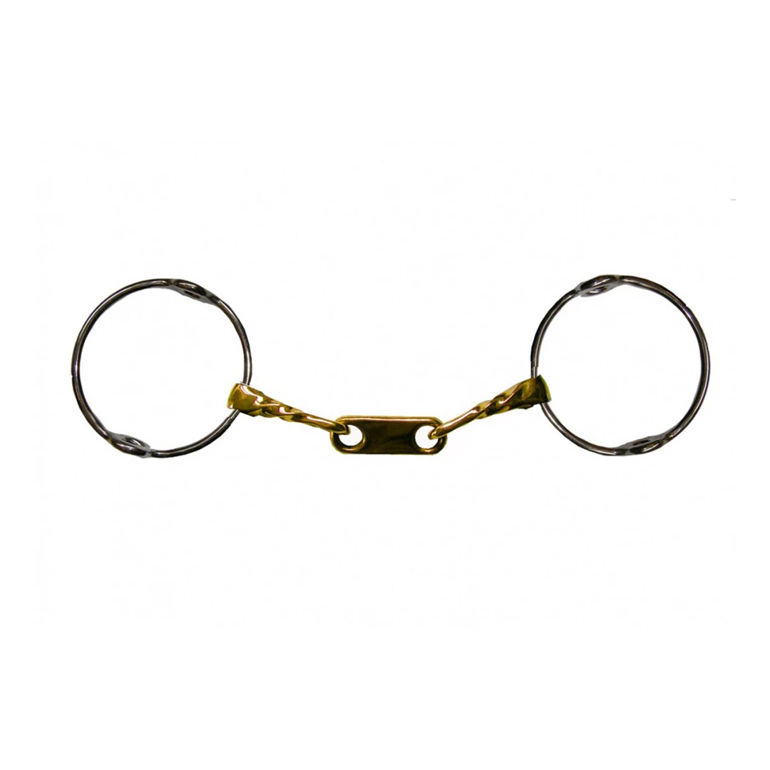 French Equestrian Horse Bits Jump' In Twisted Flat Link Gag Bit 3 French Equestrian Horse Bits Jump' In Twisted Flat Link Gag Bit