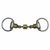 French Equestrian Jump'in Eggbutt Bit With Rollers Horse Bits