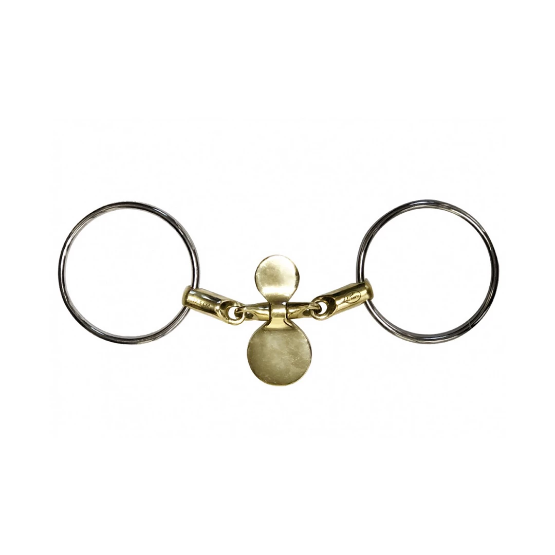 French Equestrian Horse Bits Jump'in Thin Loose Ring Tongue Bit 3 French Equestrian Horse Bits Jump'in Thin Loose Ring Tongue Bit