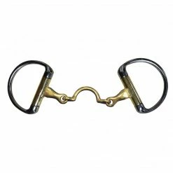 French Equestrian Jump'in High Port Jointed Eggbutt Bit