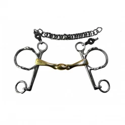 French Equestrian Jump'in French Link Pelham Gag Bit Horse Bits