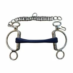 French Equestrian Jump'in Felipe Rubber Bit Horse Bits