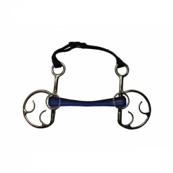 French Equestrian Jump'in Flexible Rubber Goyo Aga Bit Horse Bits