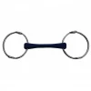 French Equestrian Horse Bits Jump'in Large Ring Flexible Rubber Gag Bit