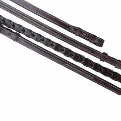 Red Barn By KL Select Fancy Laced Reins