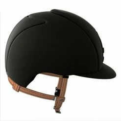 KEP Italia Helmets KEP Cromo Matt Helmet With Beige Harness
