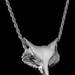 Designs By Loriece Loriece Equestrian Fox Mask Slider Necklace