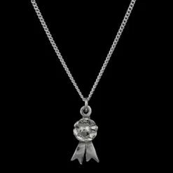 Designs By Loriece Loriece Girls Rosette Pendant