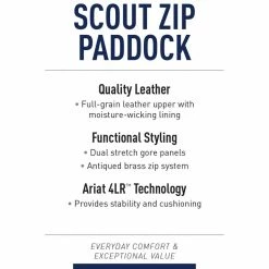 Ariat Women's Scout Zip Up Paddock Boot Riding Boots & Half Chaps 13 Ariat Women's Scout Zip Up Paddock Boot Riding Boots & Half Chaps