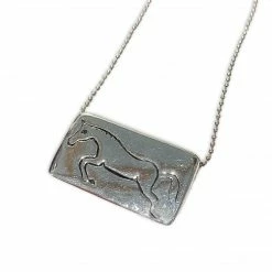 Michel McNabb Jumping Horse Pendant Jewelry