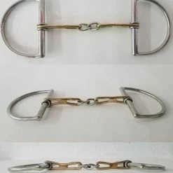 FHT Custom Made Bits Horse Bits Custom Made Tear Drop Dee Ring Snaffle