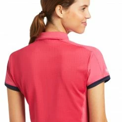 Shirts & Tops Ariat Women's Bandera 1/4 Zip Short Sleeve Polo Shirt