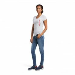 Ariat Women's Vertical Logo Short Sleeve T-Shirt