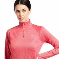 Baselayers Ariat Women's Sunstopper 2.0 1/4 Zip Baselayer Long Sleeve