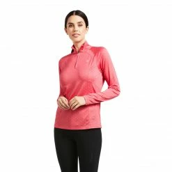 Baselayers Ariat Women's Sunstopper 2.0 1/4 Zip Baselayer Long Sleeve