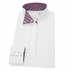 Essex Classics Ladies "Spurs & Straps" Talent Yarn Wrap Collar Long Sleeve Show Shirt Show Shirts