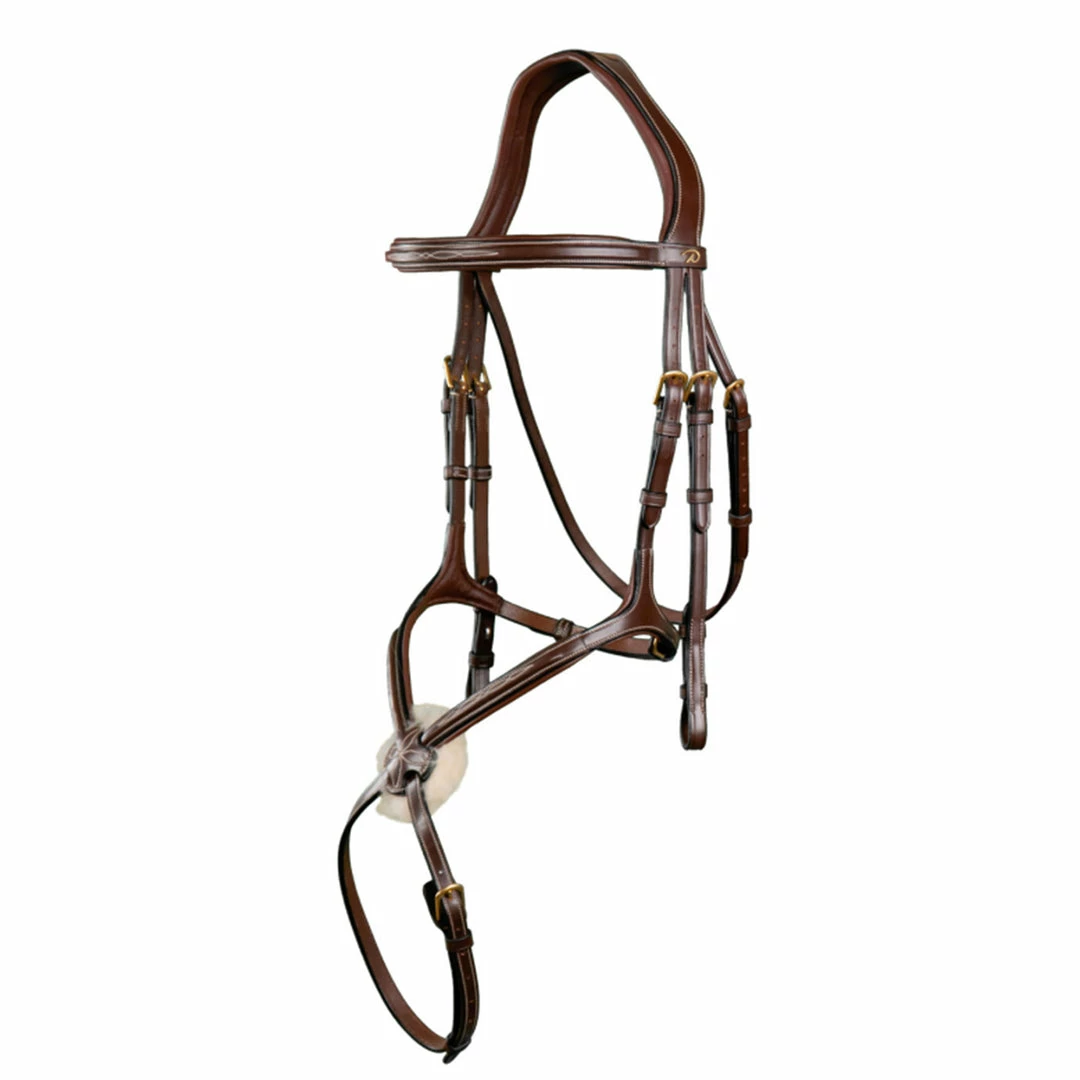 Sagmae English Bridles Dyon Fancy Figure 8 Bridle - D Collection 4 Sagmae English Bridles Dyon Fancy Figure 8 Bridle - D Collection