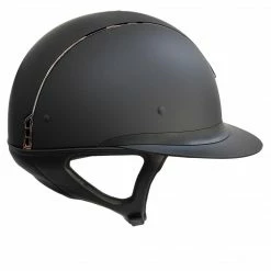 Samshield Custom Miss Shield Matte Black Chrome Black Blazon Crystal Helmet