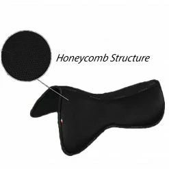 Frantisi Saddle Pads & Fittings Acavallo Spine Free Honeycomb Close Contact And Memory Foam 1/2 Pad, Jumping