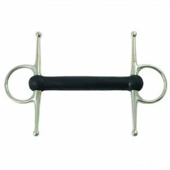 Shires Equestrian Products Shires Flexible Rubber Mouth Full Cheek Bit