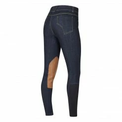 Kerrits Women's Stretch Denim Knee Patch Breech 15 Kerrits Women's Stretch Denim Knee Patch Breech