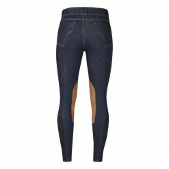Kerrits Women's Stretch Denim Knee Patch Breech 16 Kerrits Women's Stretch Denim Knee Patch Breech