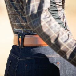 Kerrits Women's Stretch Denim Knee Patch Breech 17 Kerrits Women's Stretch Denim Knee Patch Breech