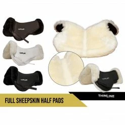 Saddle Pads & Fittings ThinLine Full Sheepskin Trifecta Half Pad