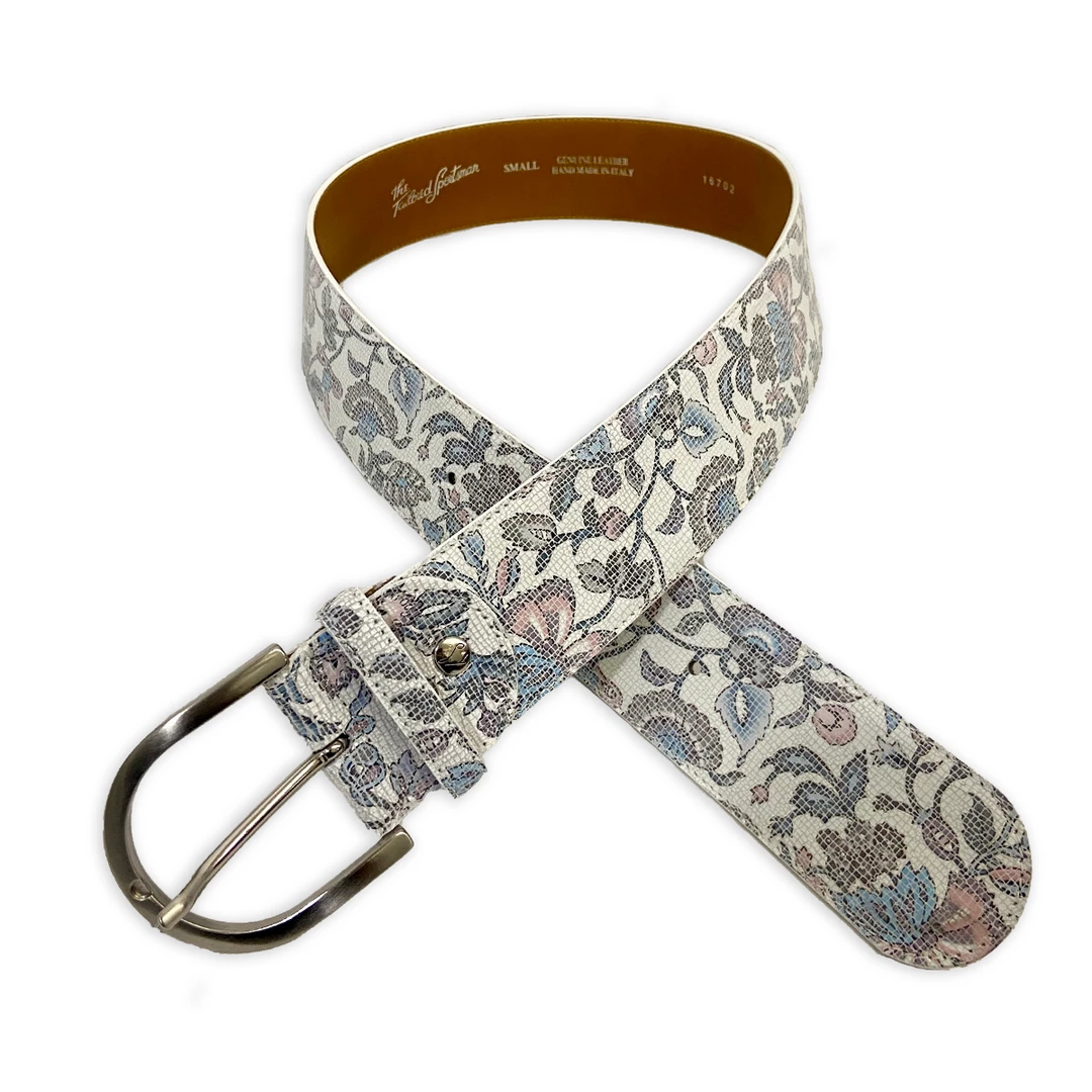 Equestrian Accessories Tailored Sportsman Fleur Blue Leather Belt 3 Equestrian Accessories Tailored Sportsman Fleur Blue Leather Belt