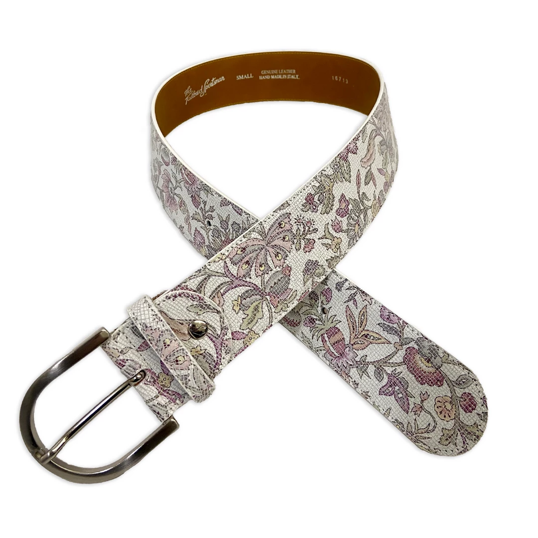 Tailored Sportsman Fleur Rose Leather Belt Equestrian Accessories 3 Tailored Sportsman Fleur Rose Leather Belt Equestrian Accessories