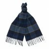 Barbour Merino Cashmere Tartan Scarf Equestrian Outerwear