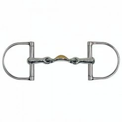 English Riding Supply Metalab Magic Copper Moon Dee Ring Bit Horse Bits