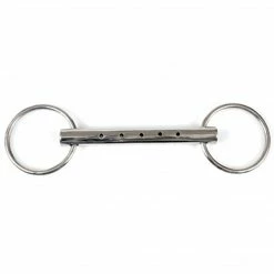 Jacks Mfg Hollow Pipe Mouth Loose Ring Snaffle Bit Horse Bits