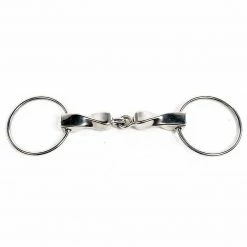 Partrade Metalab Twisted Mouth Loose Ring Snaffle Bit