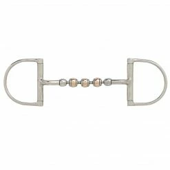 English Riding Supply Horse Bits Metalab Magic Rotating Copper Ball Dee Ring Bit