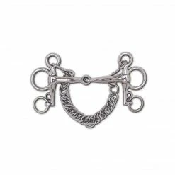 Toklat Originals Horse Bits Toklat Stainless Steel Snaffle Tom Thumb Pelham - 3 3/4" Cheek