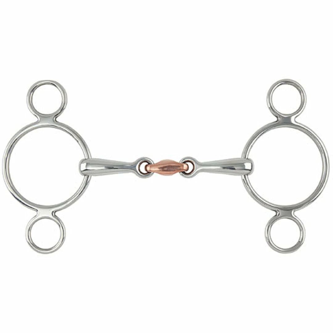 Shires Equestrian Products Shires Two Ring Copper Lozenge Gag Bit Horse Bits 3 Shires Equestrian Products Shires Two Ring Copper Lozenge Gag Bit Horse Bits