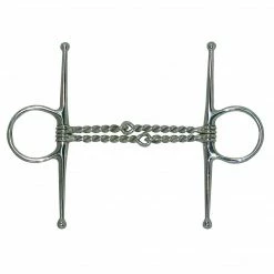 Intrepid Coronet Double Twisted Wire Full Cheek Snaffle Bit