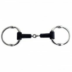 Intrepid Horse Bits Coronet Jointed Rubber Mouth Gag Bit
