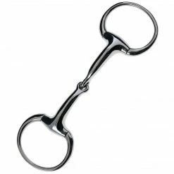Weatherbeeta JP Korsteel Stainless Steel Heavyweight 19mm Solid Eggbutt Snaffle Bit Horse Bits