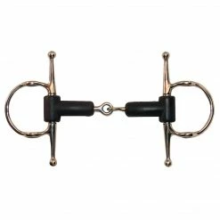 Intrepid Horse Bits Coronet Rubber Mouth Full Cheek Gag Bit