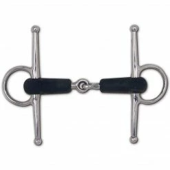 Toklat Originals Toklat Soft Rubber Mouth Snaffle Full Cheek Horse Bits
