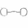 Toklat Originals Toklat Myler Eggbutt With Hooks With Stainless Steel Low Port Comfort Snaffle MB 04 Horse Bits