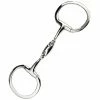 Weatherbeeta JP Korsteel Stainless Steel Oval Link Eggbutt Snaffle Bit